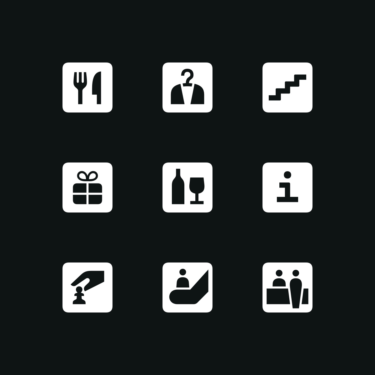 KHS — various wayfinding icons